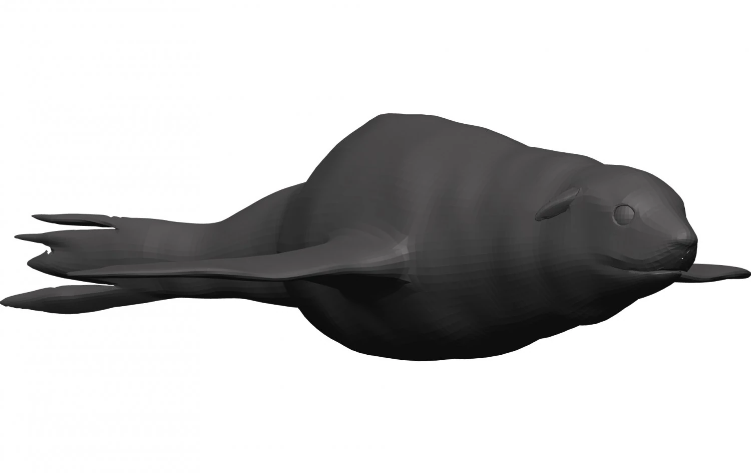 Sea lion 3D Model .c4d .max .obj .3ds .fbx .stl .blend