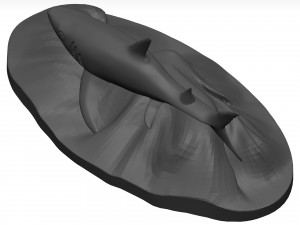 White shark Model 3D