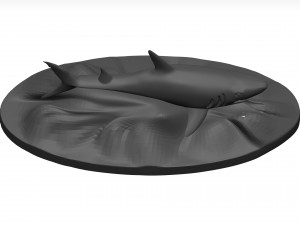 White shark Model 3D