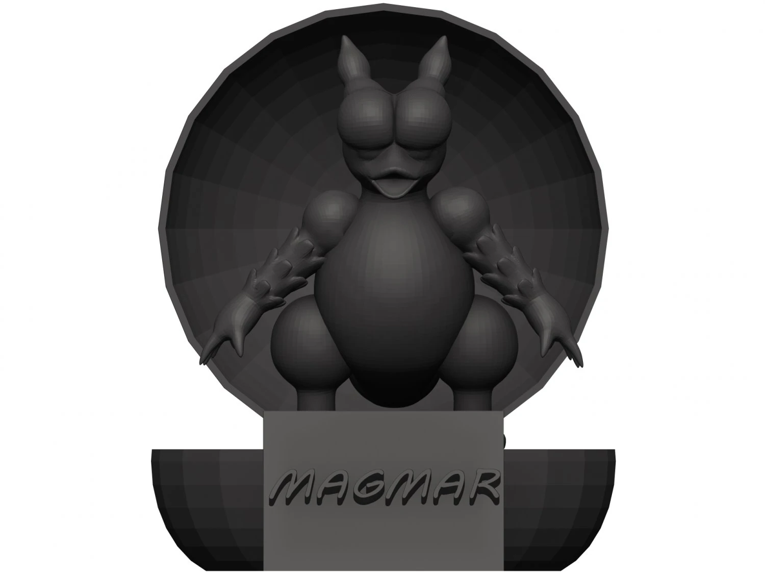 Magmar 3D Model .c4d .max .obj .3ds .fbx .stl .blend