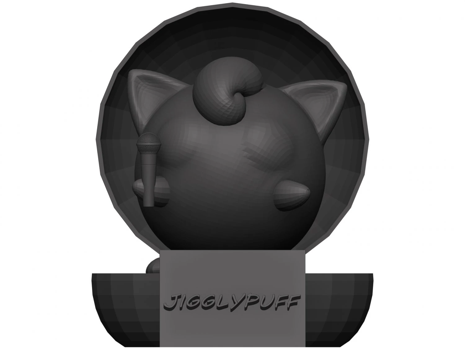 Jigglypuff 3D Model .c4d .max .obj .3ds .fbx .stl .blend