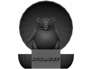 Drowzee 3D 모델
