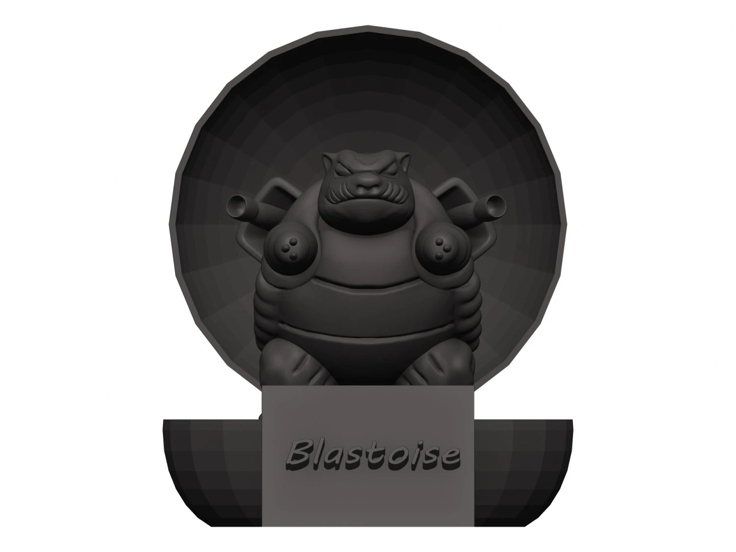 Blastoise 3D Model .c4d .max .obj .3ds .fbx .stl .blend 