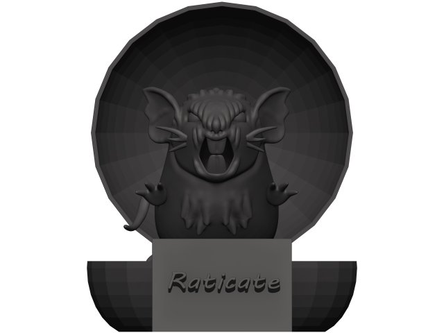 Raticate 3Dモデル .c4d .max .obj .3ds .fbx .stl .blend 
