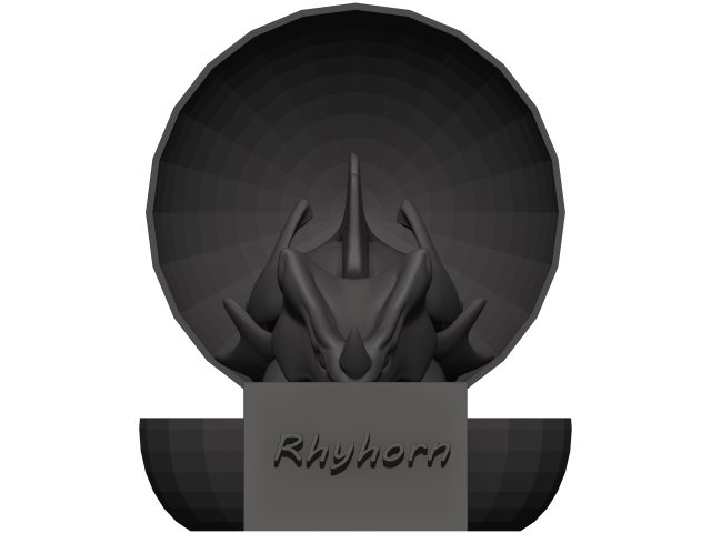 Rhyhorn 3D Модель .c4d .max .obj .3ds .fbx .stl .blend 