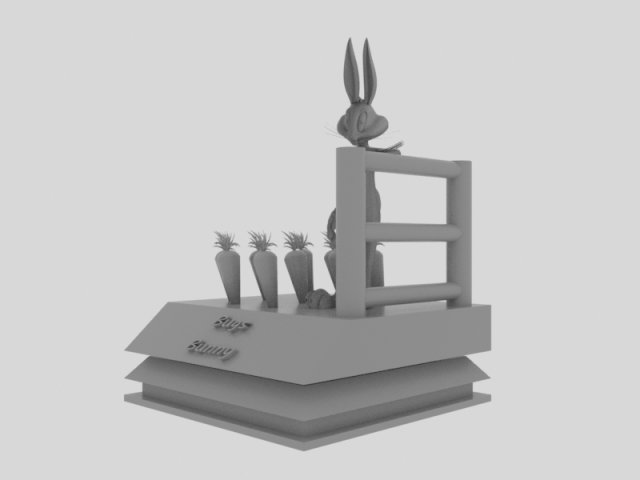 bugs bunny 3D Model .c4d .max .obj .3ds .fbx .stl .blend 