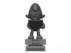 Brainy smurf 3D Model