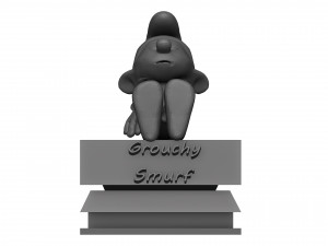 Grouch smurf 3D Model
