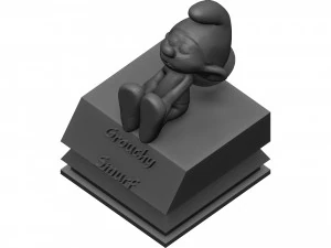 Grouch smurf 3D Model