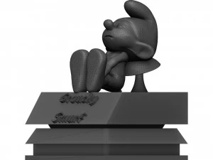 Grouch smurf 3D Model