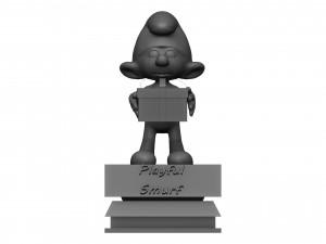 Playfull smurf 3D Model