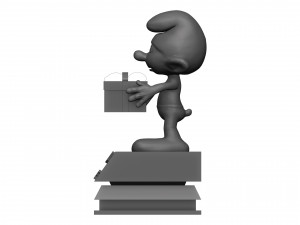 Playfull smurf Model 3D