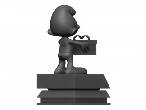 Playfull smurf Model 3D