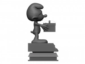 Playfull smurf Model 3D