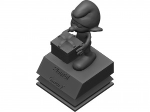 Playfull smurf Model 3D