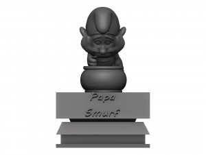 Papa smurf 3D Model