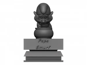 पापा स्मर्फ 3D मॉडल