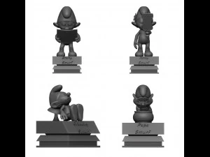 Pacchetto Puffi Modello 3D