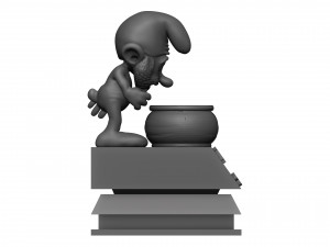 Smurf package 3D-Modell