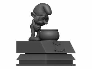 Smurf package 3D-Modell