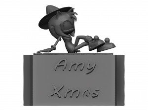 Amy xmas Modèle 3D