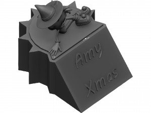Amy xmas Modèle 3D