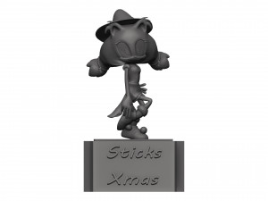 Sticks xmas 3D Model