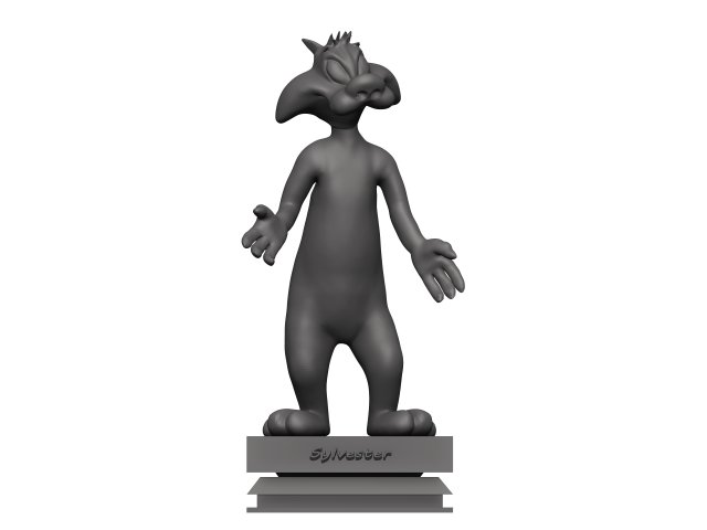 Sylvester Modelo 3D .c4d .max .obj .3ds .fbx .stl .blend 