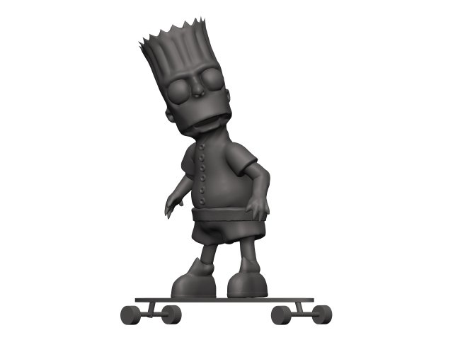 Bart simpson Modèle 3D .c4d .max .obj .3ds .fbx .stl .blend 