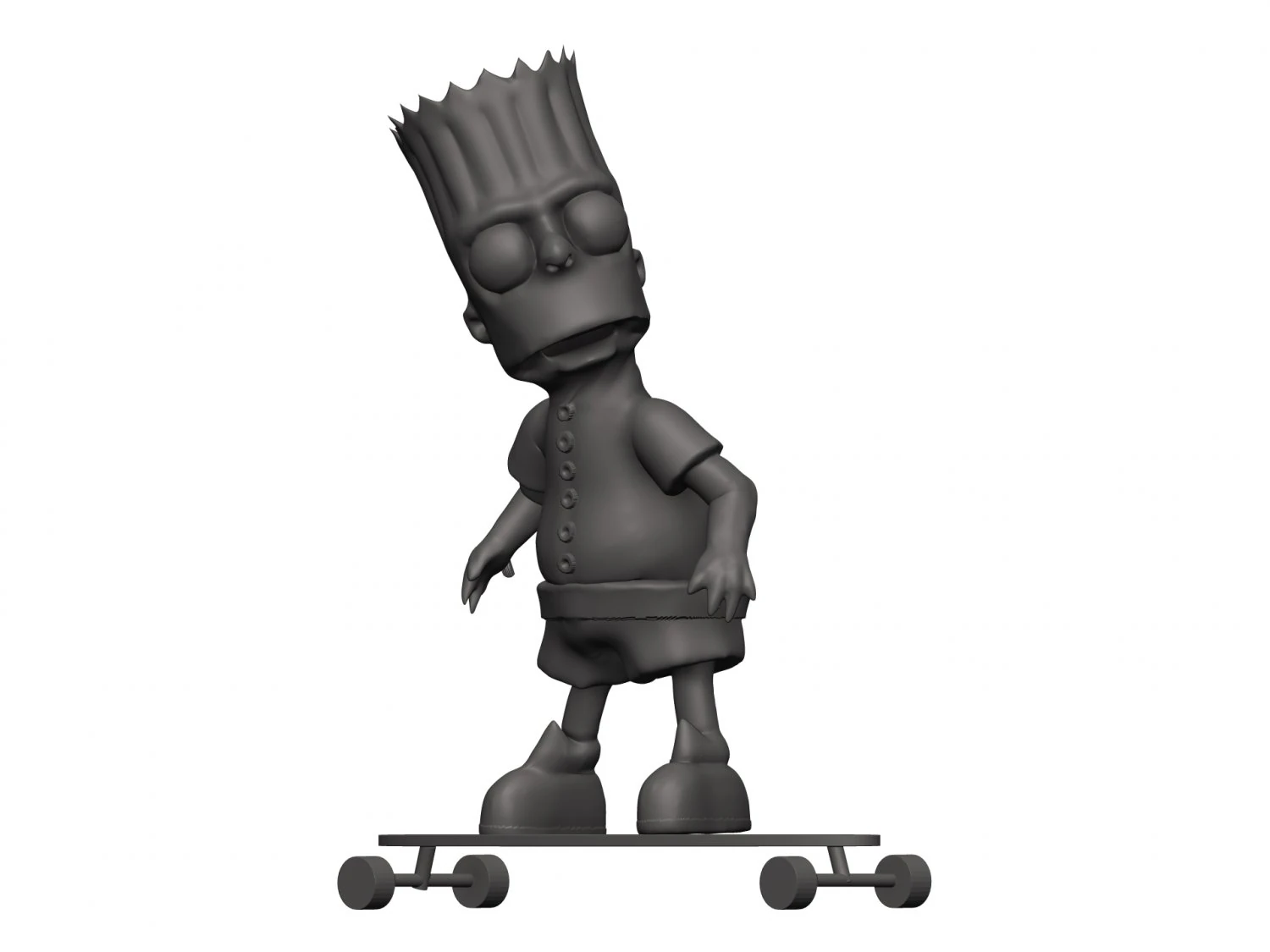 Bart simpson 3D Model .c4d .max .obj .3ds .fbx .stl .blend 