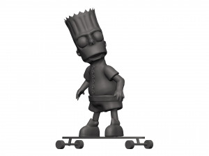 Bart simpson 3D मॉडल