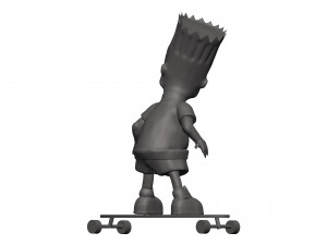 Bart simpson Modèle 3D