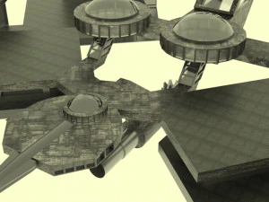 antonov - an spacestation 3D Model