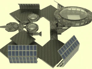 antonov - an spacestation 3D Model