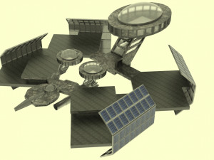 antonov - an spacestation 3D Model
