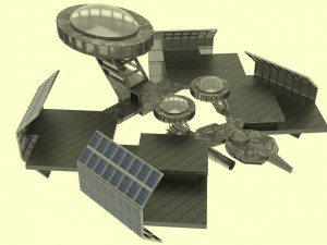 antonov - an spacestation 3D Model
