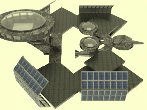antonov - an spacestation 3D Model