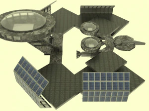 antonov - an spacestation 3D Model