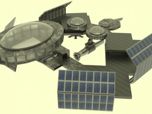 antonov - an spacestation 3D Model