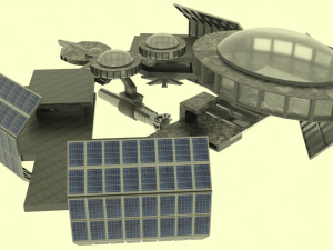 antonov - an spacestation 3D Model
