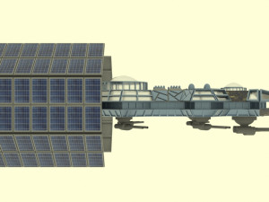 Antonov an - 800 spaceship Modelo 3D