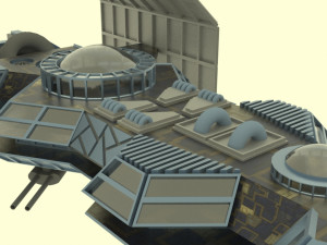 Antonov an - 800 spaceship Modelo 3D