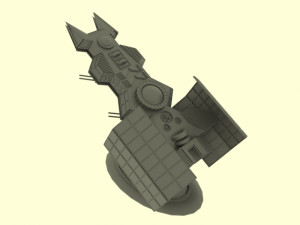 Antonov an - 800 spaceship Modelo 3D