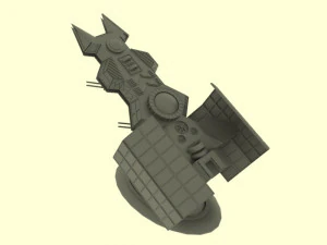 Antonov an - 800 spaceship 3D Model