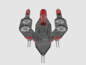 Antonov an - s spaceship 3D Model
