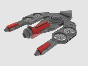 Antonov an - s spaceship 3D Model