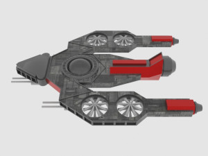 Antonov an - s spaceship 3D Model