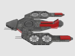 Antonov an - s spaceship 3D Model