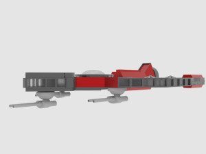 Antonov an - s spaceship 3D Model