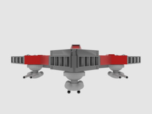 Antonov an - s spaceship 3D Model